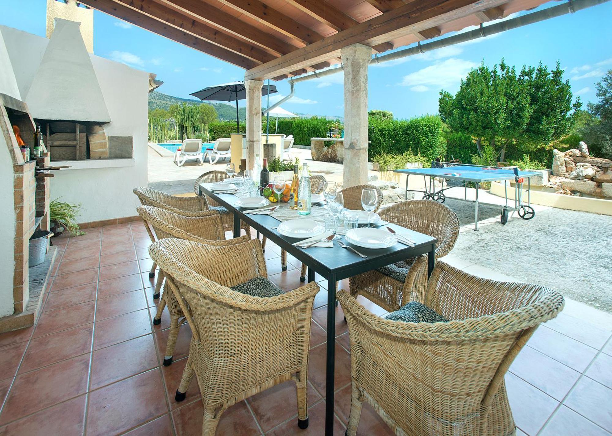Owl Booking Villa Alqueria Alt - Fantastic Mountain Views Campanet Buitenkant foto